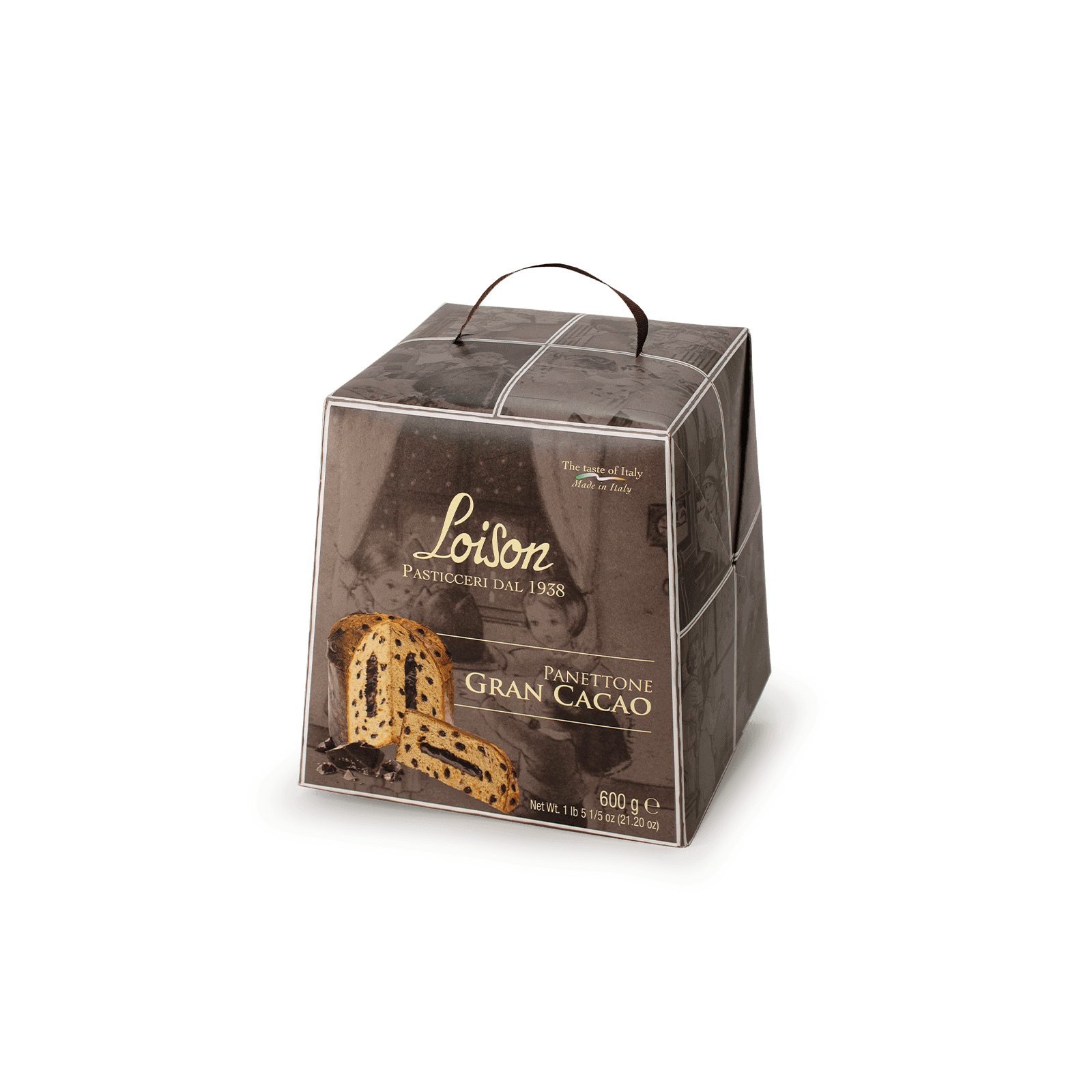 941 Panettone Gran Cacao Astuccio 600g 1