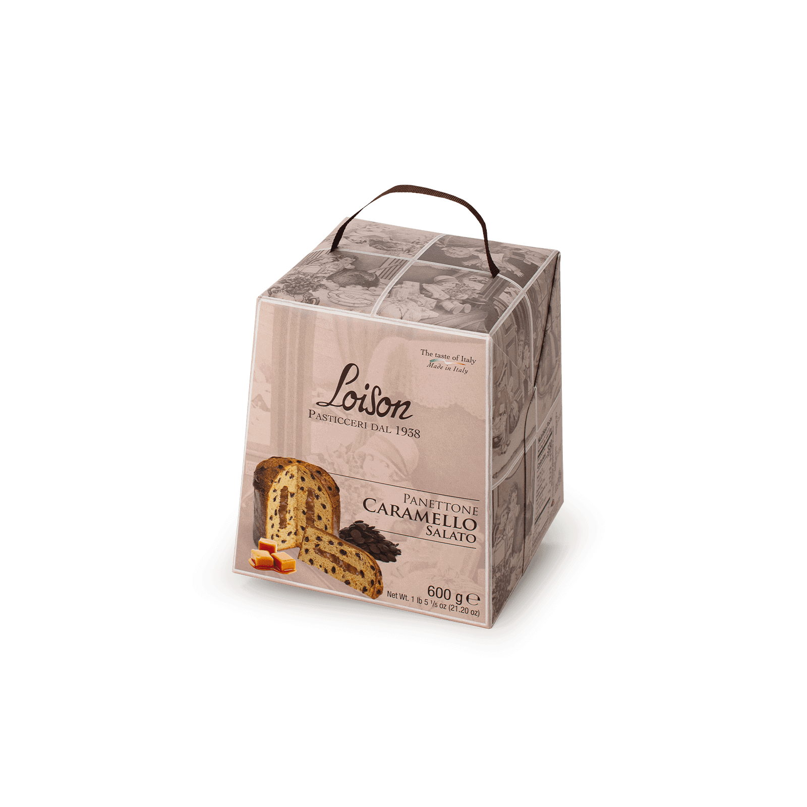 945 Panettone Caramello Salato Astuccio 600g 1