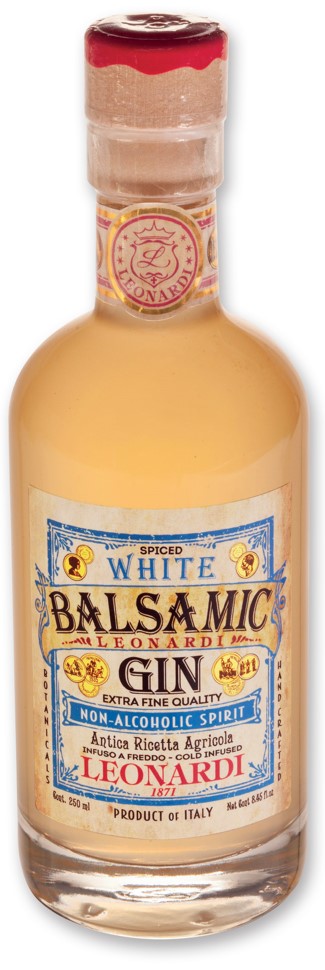 Leonardi Balsamic White GIN Essigzubereitung 250 ml Auf 1