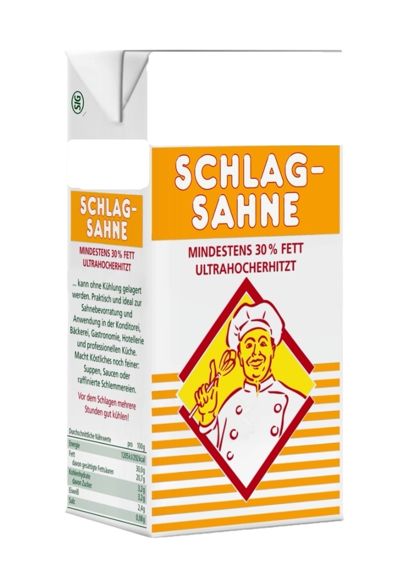 Panna da cucina Sahne kuechenfertig 1l 1
