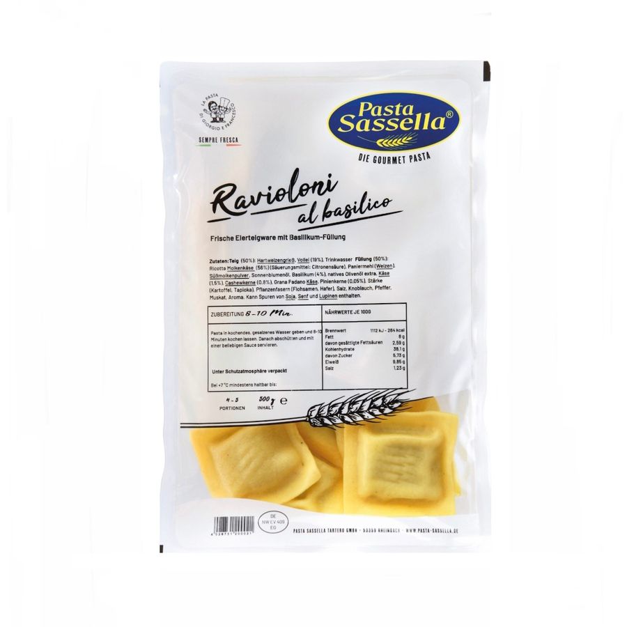Ravioloni al basilico 500g Bild 1