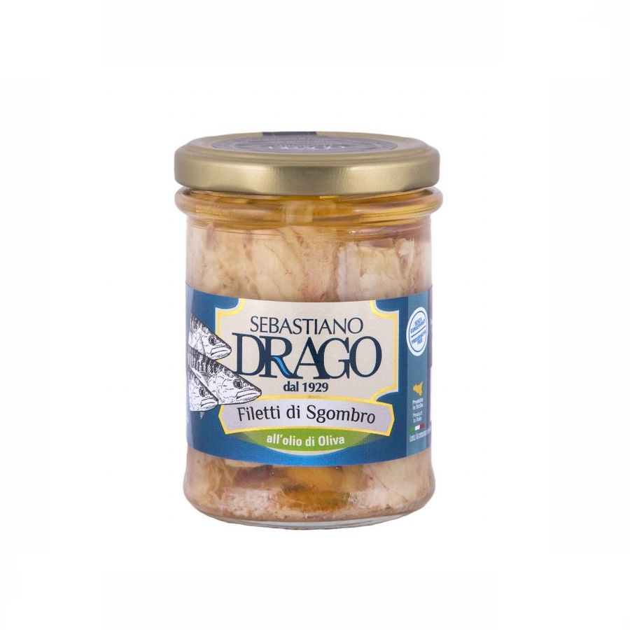 Filetti di Sgombro all olio di oliva 200g